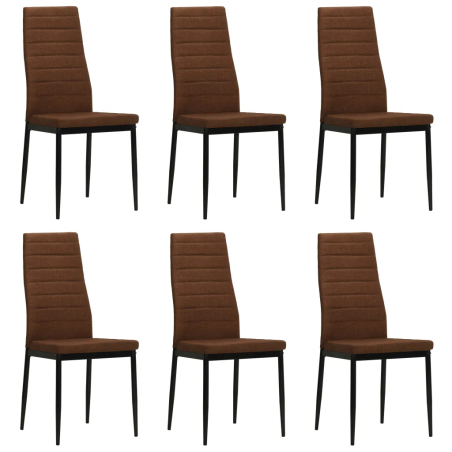 Chaises Ridge — Tissu · Marron