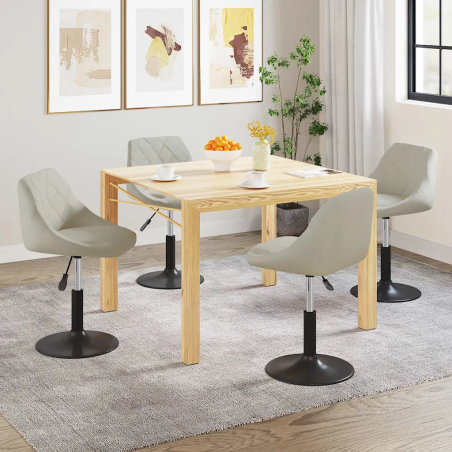 Chaises Cornelia — Velours · Crème