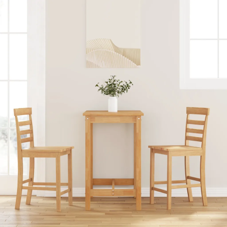 Tabourets de bar Otsego — Bois · Naturel