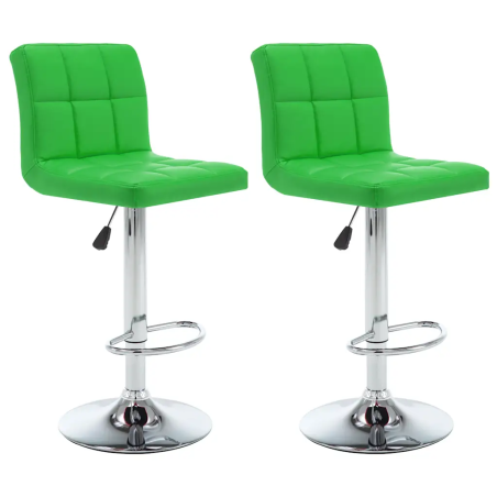Tabourets de bar Grace — Similicuir · Vert