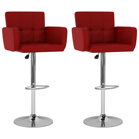 Tabourets de bar Hopkinson — Similicuir · Bordeaux