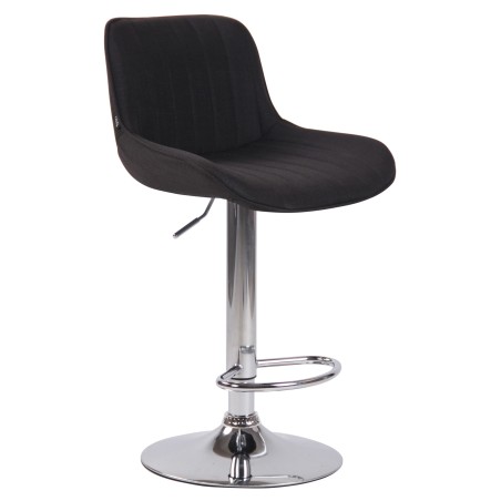 Tabouret de bar Sullivan — Tissu · Noir
