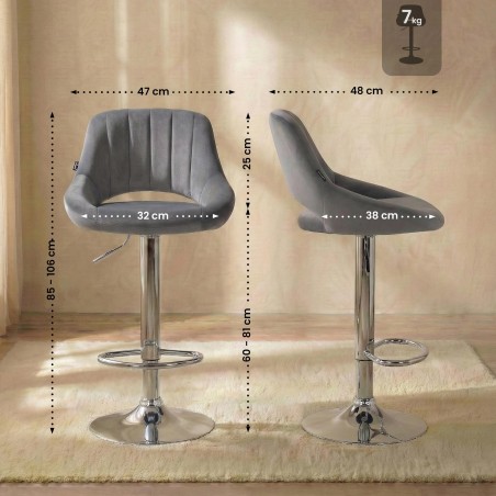 Tabouret de bar Milet