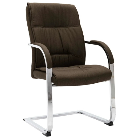 Chaise de bureau Broad — Tissu · Marron