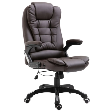 Fauteuil de bureau Rockefeller — Similicuir · Marron