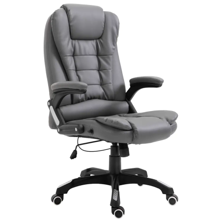 Fauteuil de bureau Rockefeller — Similicuir · Anthracite