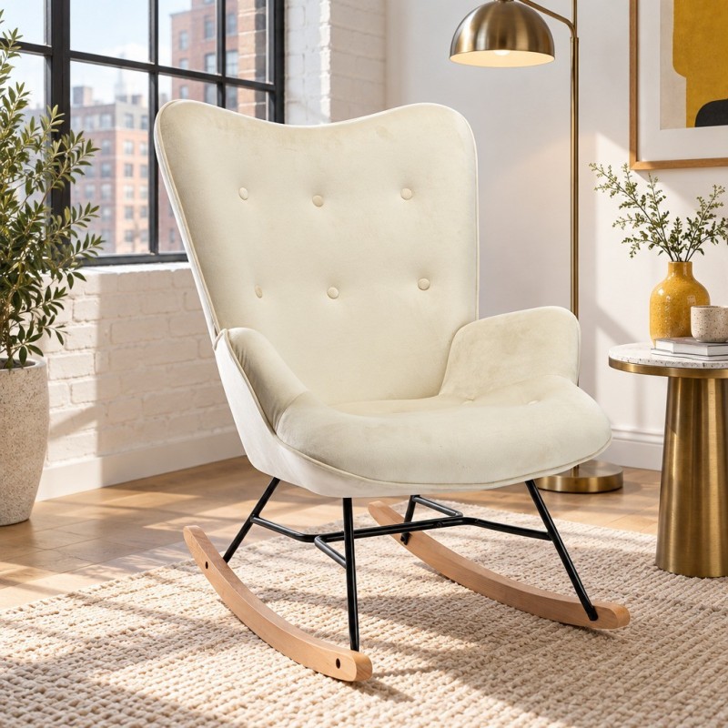 Fauteuil à bascule Abbesses — mise en situation