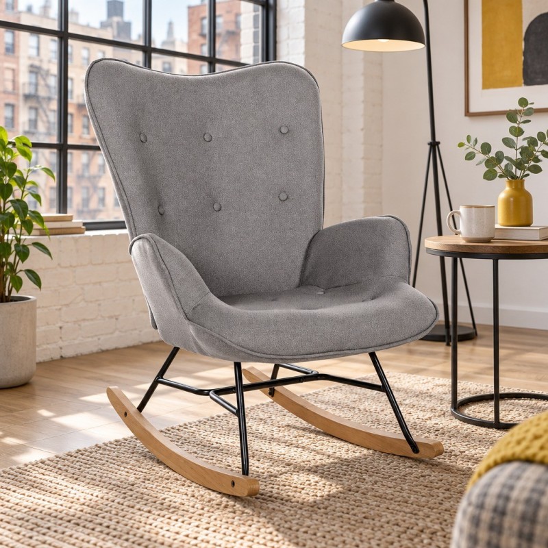 Fauteuil à bascule Vosges — mise en situation