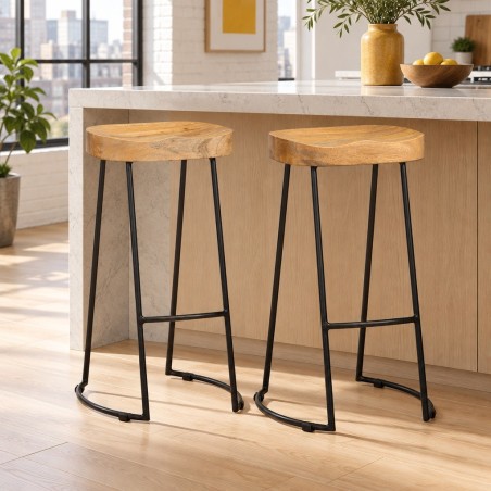 Tabourets de bar Noma — mise en situation