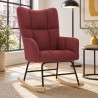 Fauteuil à bascule Verneuil tissu sans repose-pied — mise en situation