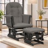 Fauteuil à bascule Cherche-Midi avec repose-pied — mise en situation