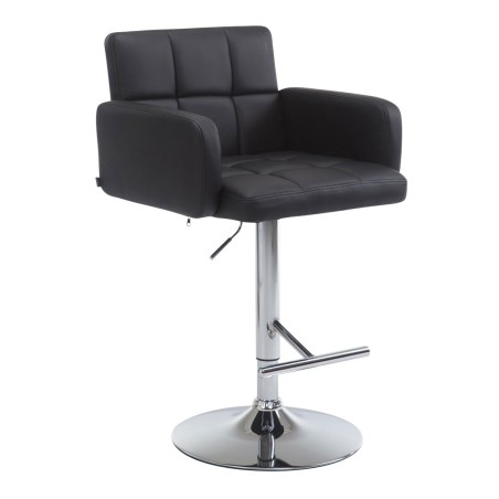 Fauteuil de bar Lafayette — Similicuir · Noir