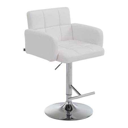 Fauteuil de bar Lafayette — Similicuir · Blanc
