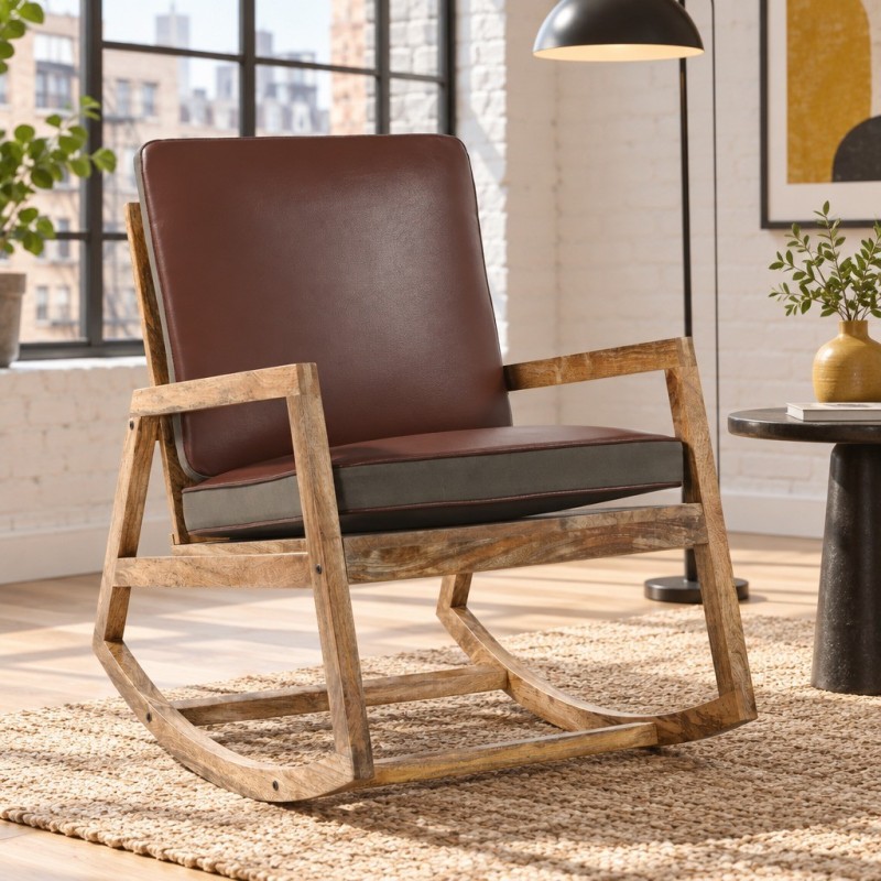 Fauteuil à bascule Tholozé — mise en situation