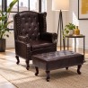 Fauteuil Brantôme avec repose-pied — mise en situation