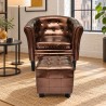 Fauteuil Barbette avec repose-pied — mise en situation