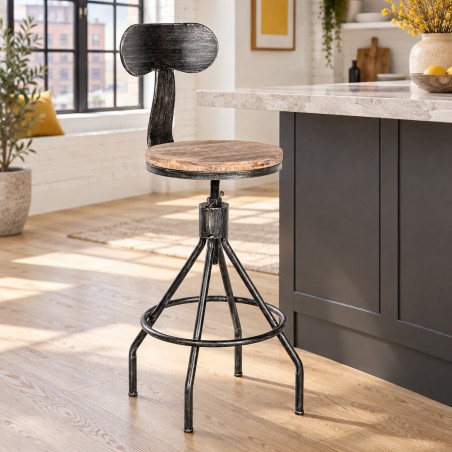 Tabouret de bar Borough — mise en situation