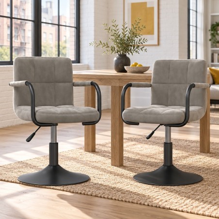 Chaises pivotantes Bayard — mise en situation