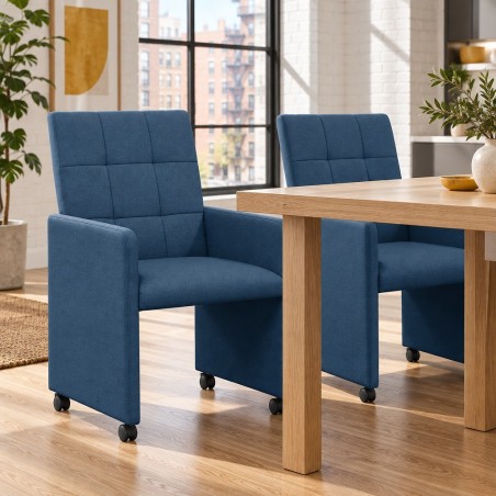 Chaises à roulettes Desbrosses — mise en situation