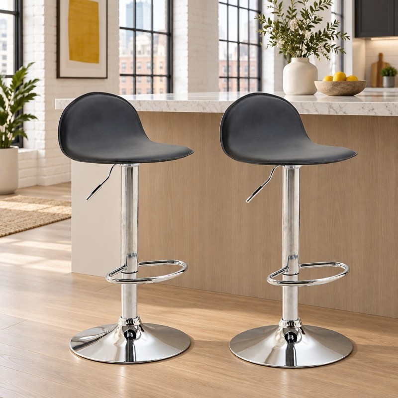 Tabourets de bar Curtain — mise en situation