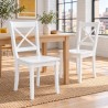 Chaises Abingdon blanches — mise en situation