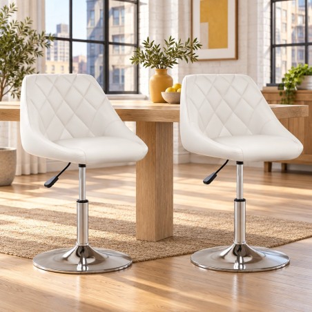 Chaises pivotantes Weehawken — mise en situation