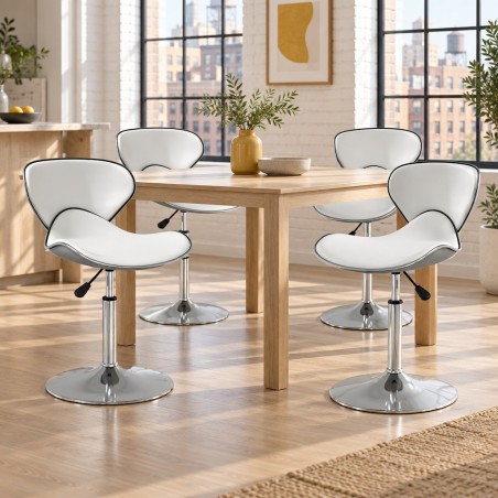 Chaises pivotantes Milligan — mise en situation