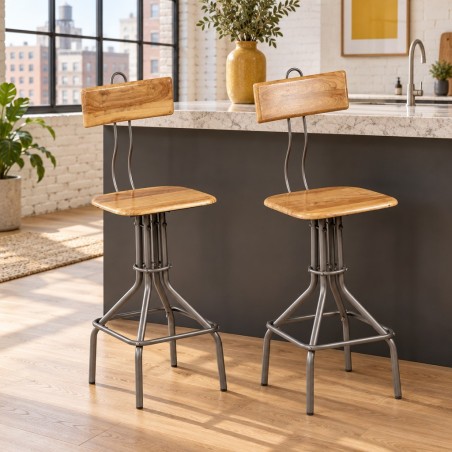 Tabourets de bar Jewel — mise en situation