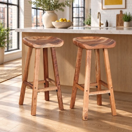 Tabourets de bar Lynch — mise en situation