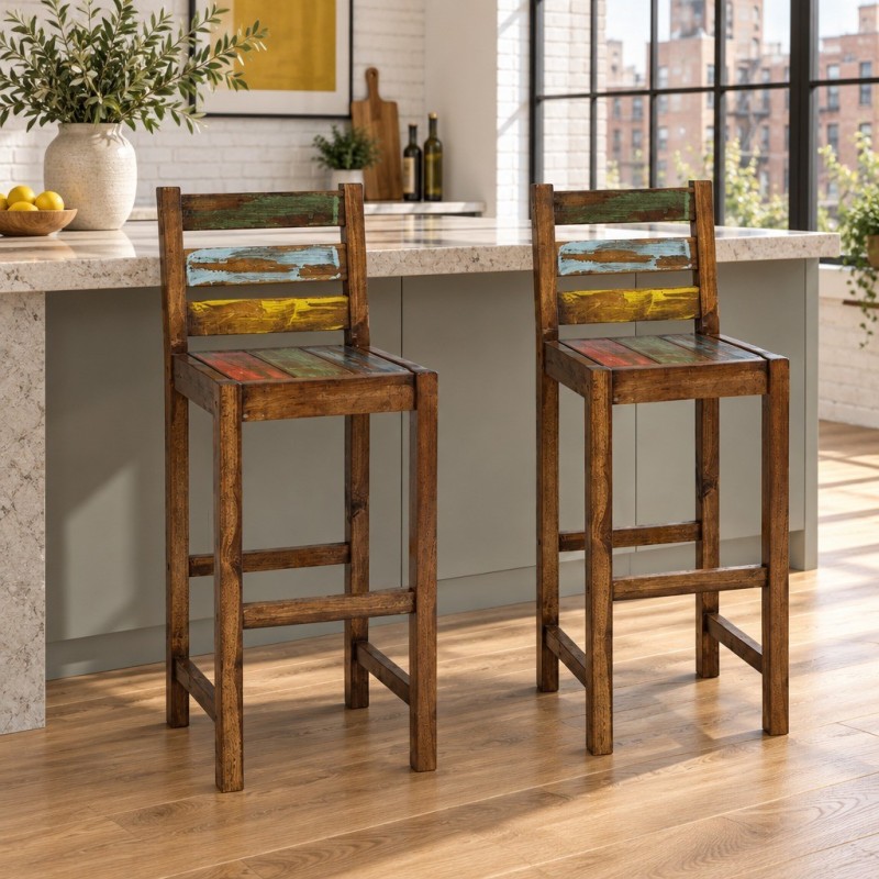 Tabourets de bar Paidge — mise en situation