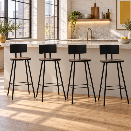 Tabourets de bar Engert — mise en situation