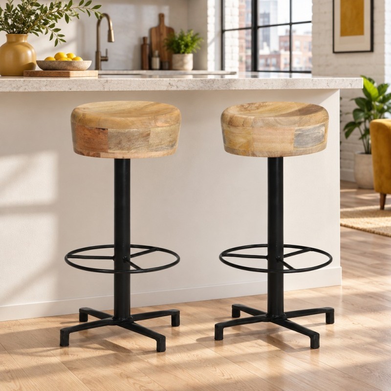 Tabourets de bar Underhill — mise en situation