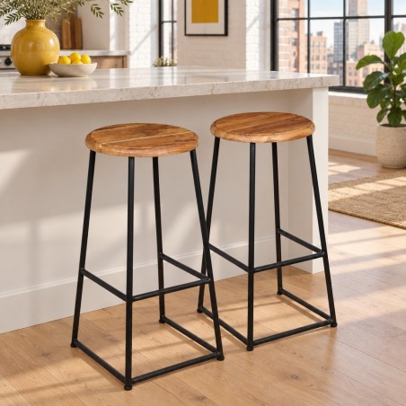 Tabourets de bar Monitor — mise en situation