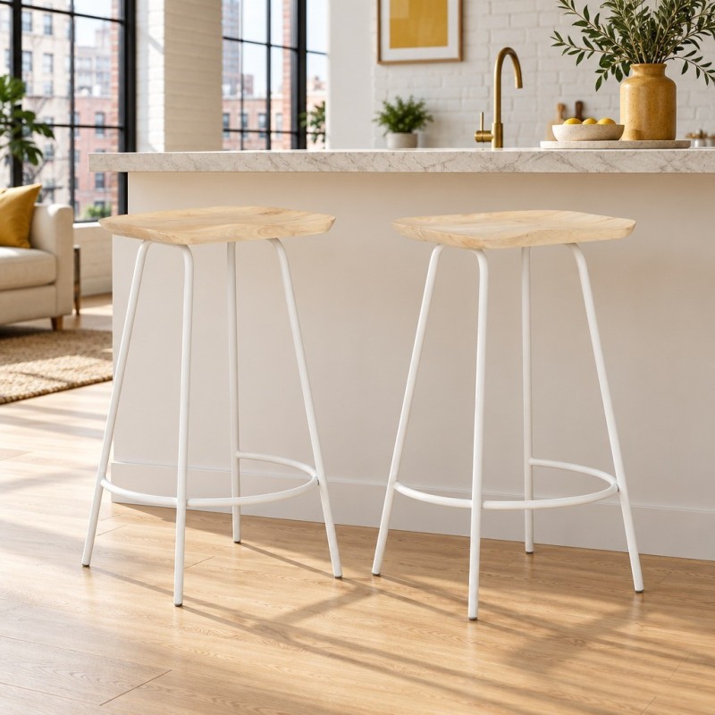 Tabourets de bar Eckford — mise en situation