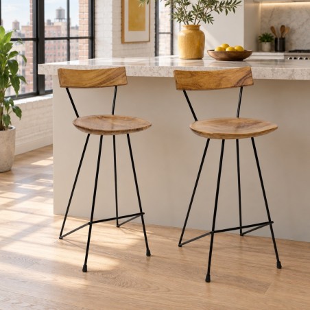 Tabourets de bar Sedgwick — mise en situation