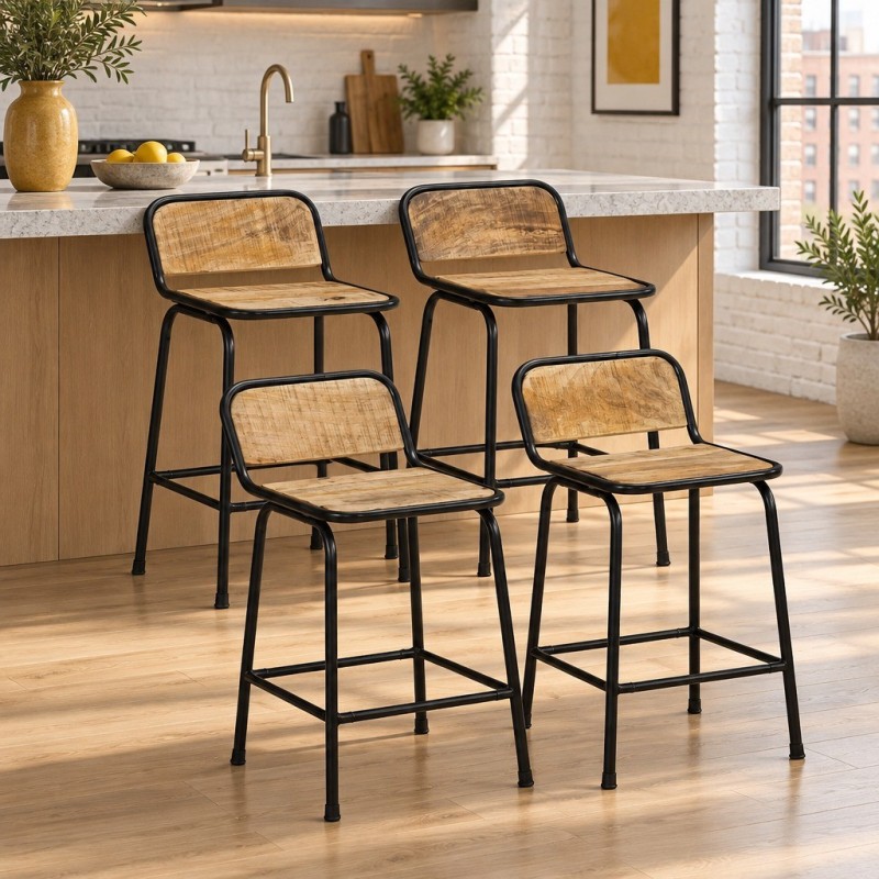 Tabourets de bar Luquer 70 — mise en situation