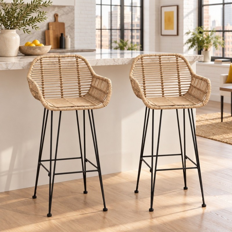Tabourets de bar Conover 105 — mise en situation