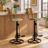 Tabourets de bar Court — mise en situation
