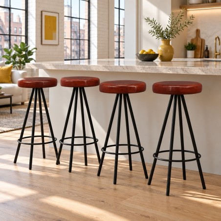 Tabourets de bar Polhemus — mise en situation