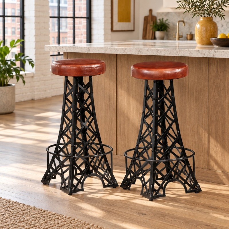 Tabourets de bar Provost — mise en situation