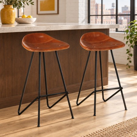 Tabourets de bar Amity — mise en situation