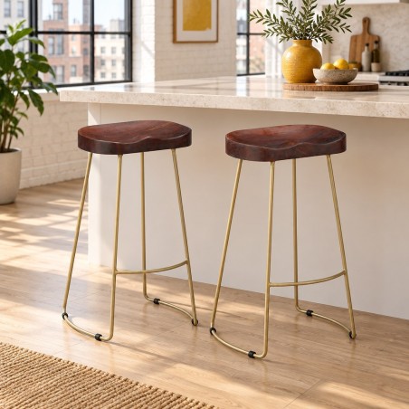 Tabourets de bar Rapelye — mise en situation