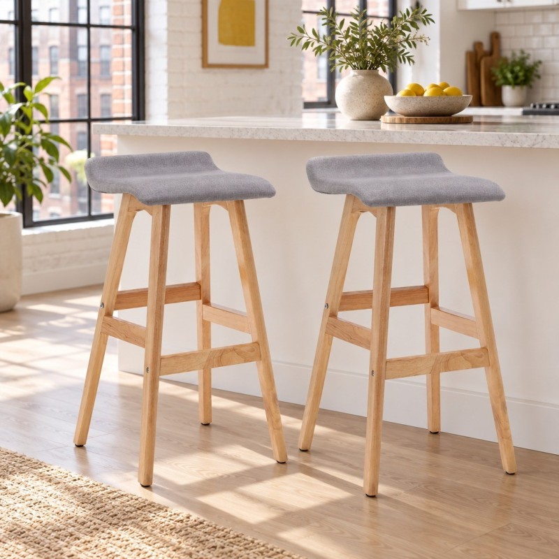Tabourets de bar Clay — mise en situation