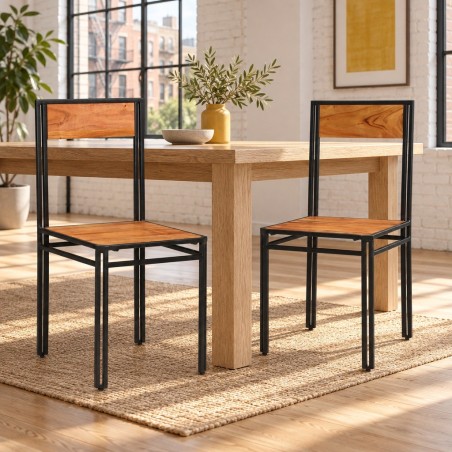 Chaises Rodney — mise en situation
