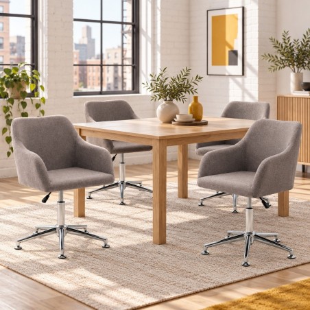 Chaises pivotantes Degraw — mise en situation
