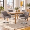 Chaises pivotantes Degraw — mise en situation