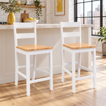 Tabourets de bar Wolcott — mise en situation