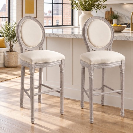 Tabourets de bar Cranberry — mise en situation