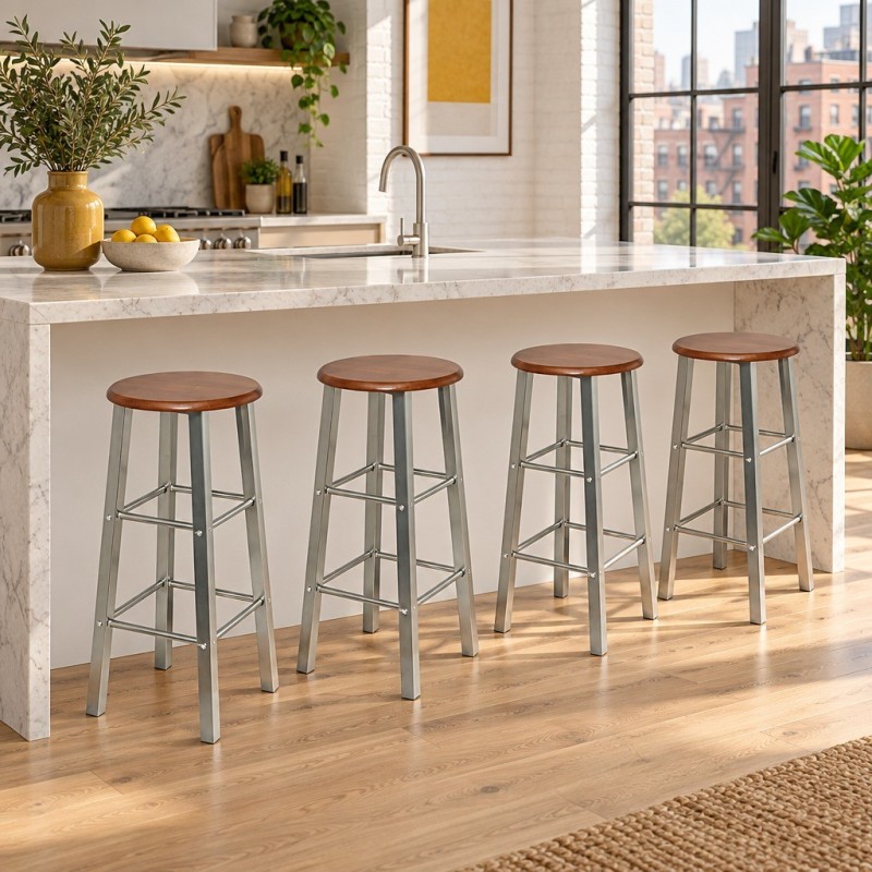 Tabourets de bar Vine — mise en situation