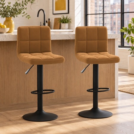 Tabourets de bar Caton — mise en situation